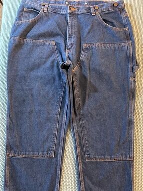 KEY Apparel- Double-Front Logger Dungarees- 42 x 30